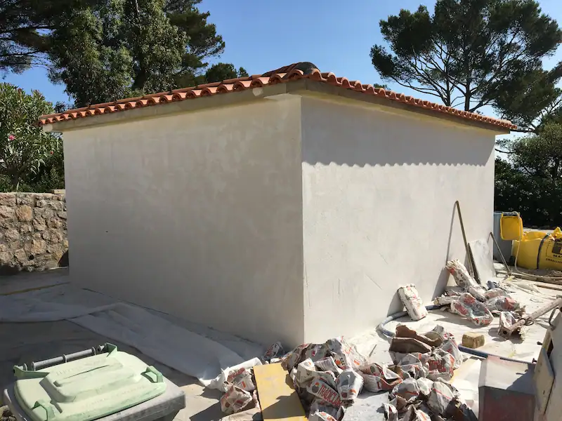 Finalisation du garage et ses périphéries var